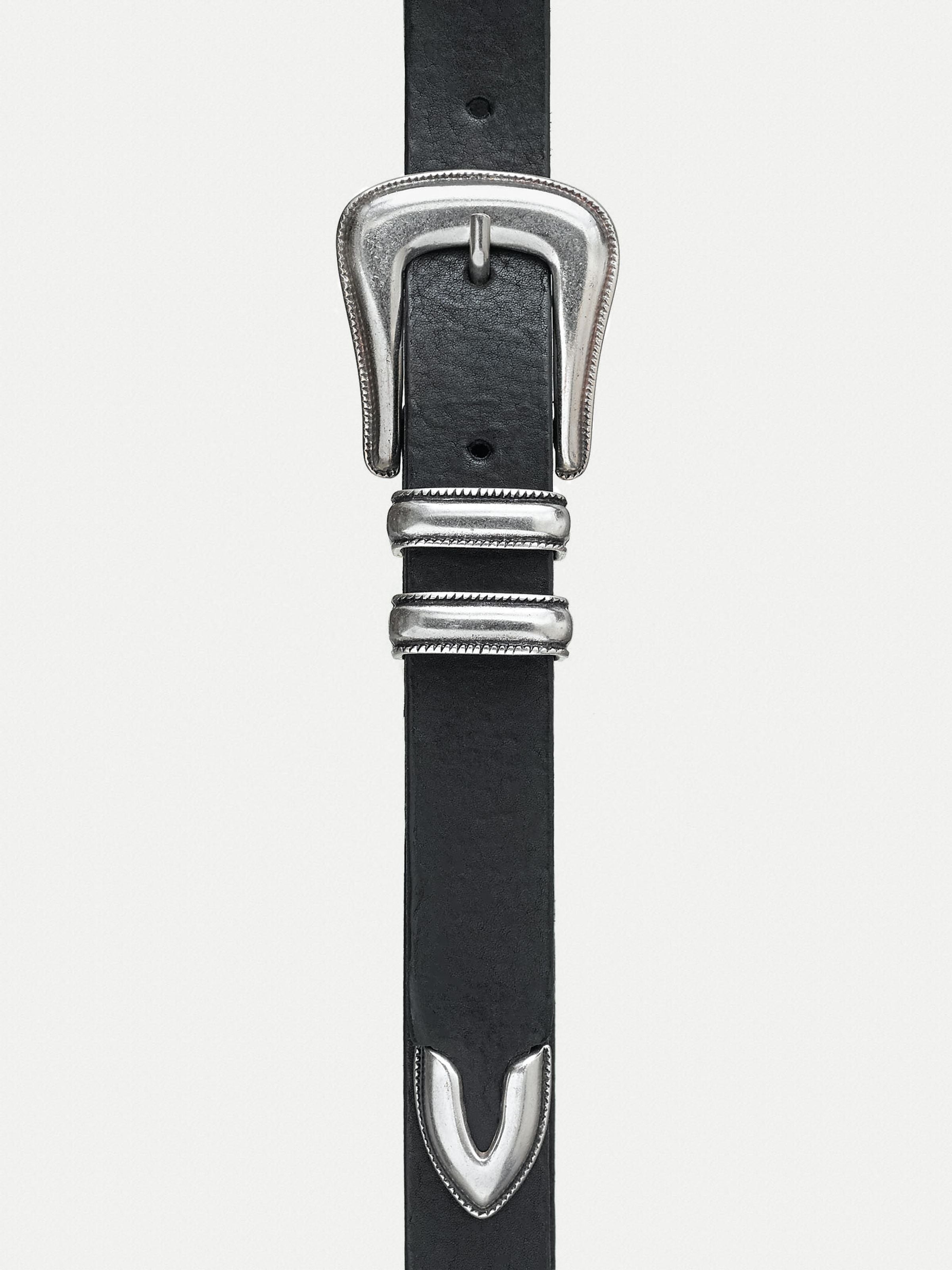 Western Silver Belt - Black - Nudie Jeans - Danali