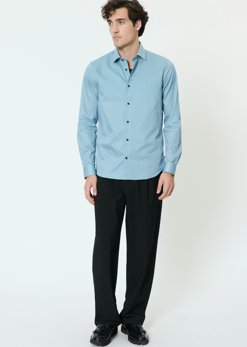 Trostol Shirt - Chambray Blue - Matinique Canada - Danali - 30208897