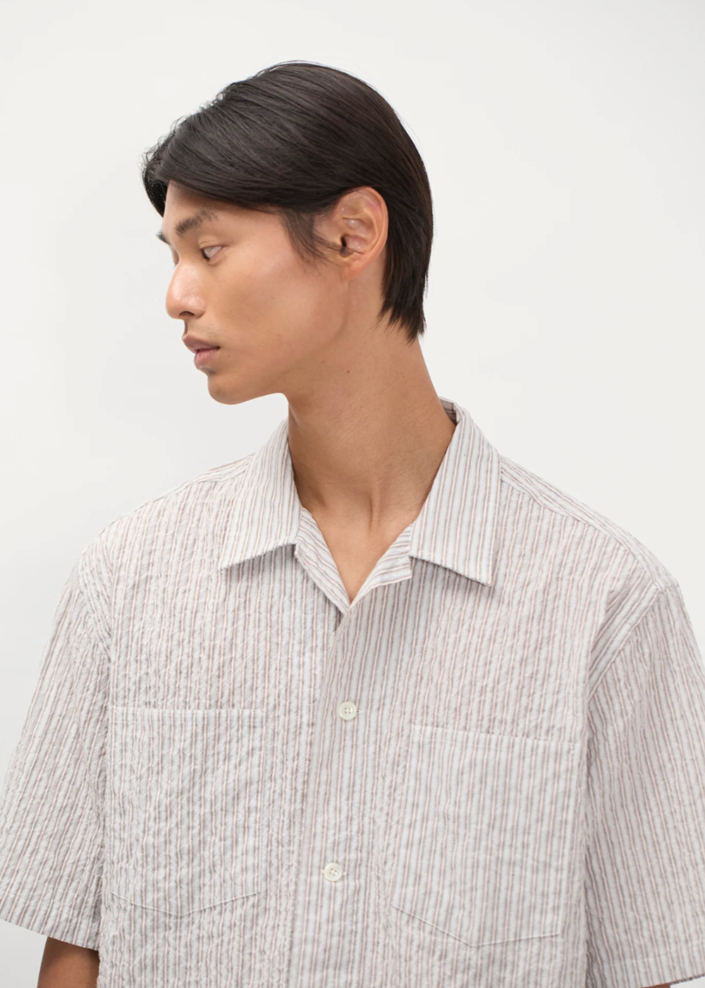 Mols Striped SS Camp Shirt