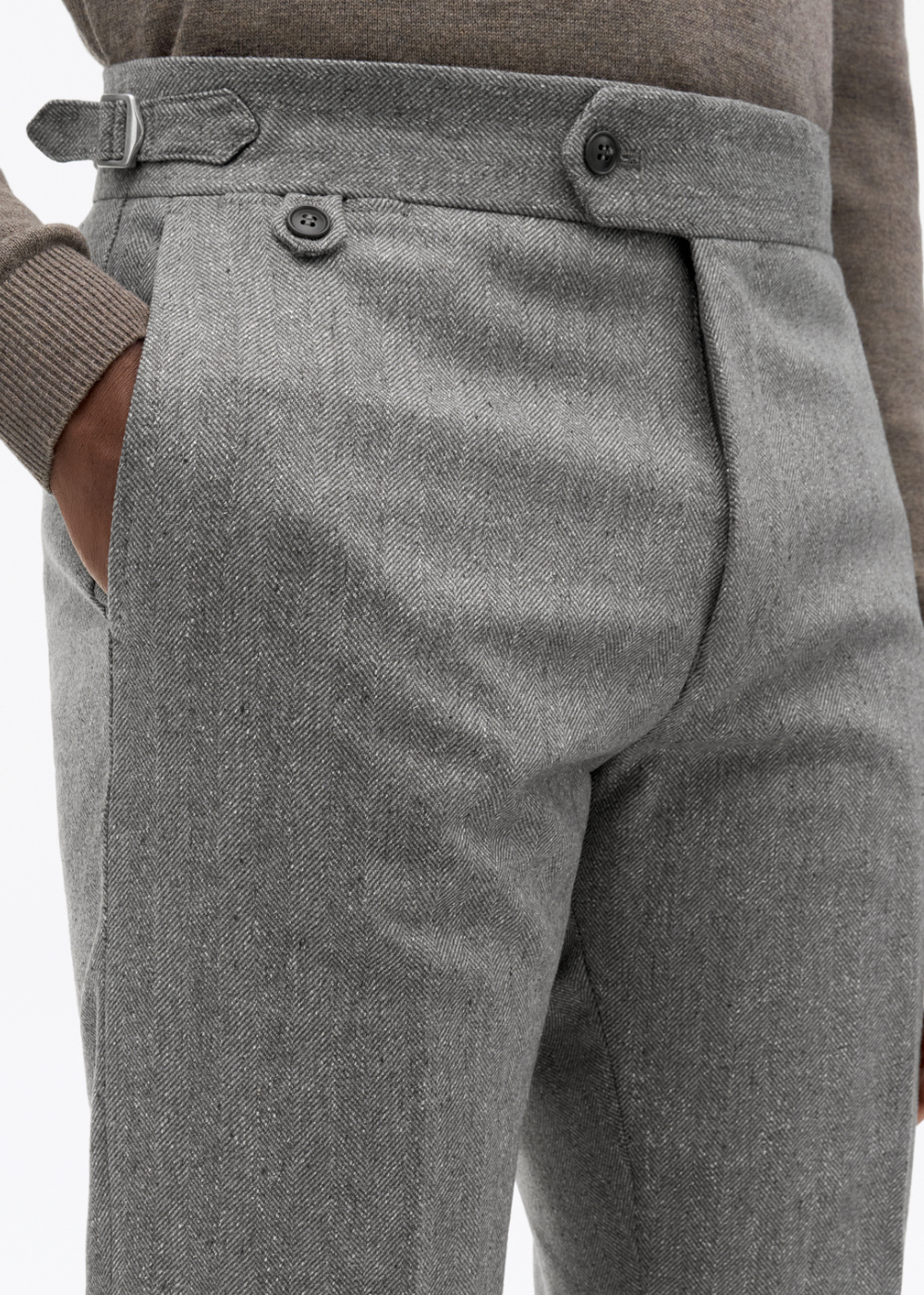Tense Donegal Herringbone Pant