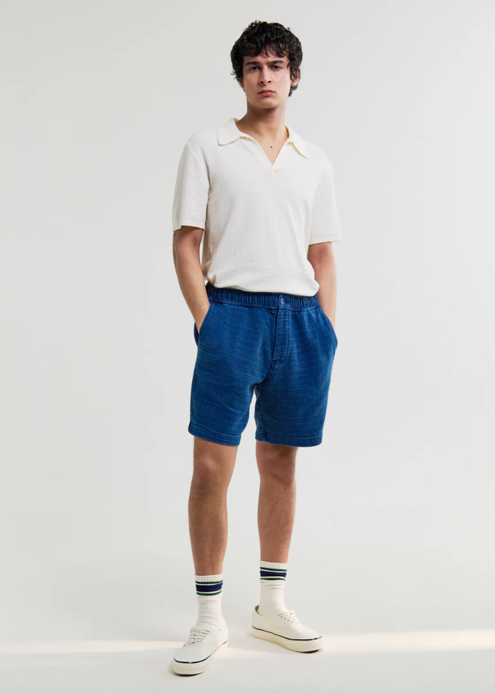 Kurt Short Cotton Double Cloth