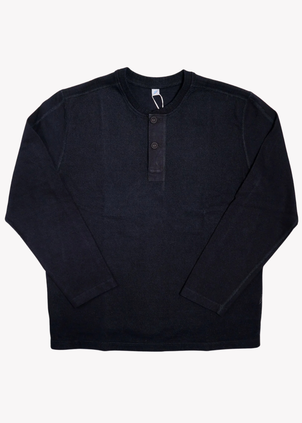 11oz Super Heavy Weight Jersey Henley Sweatshirt