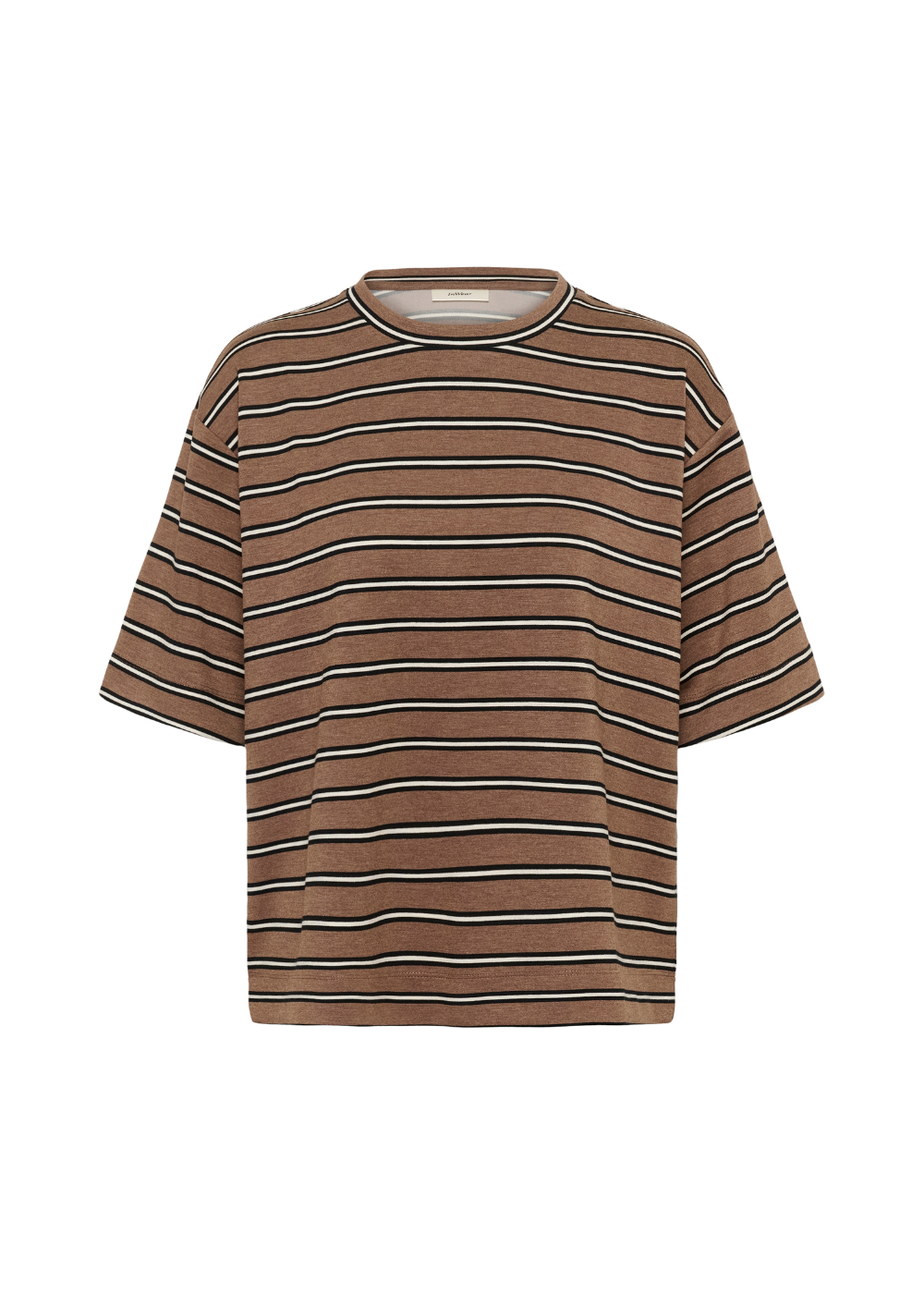 Pannie Oversize Melange Stripe T-Shirt
