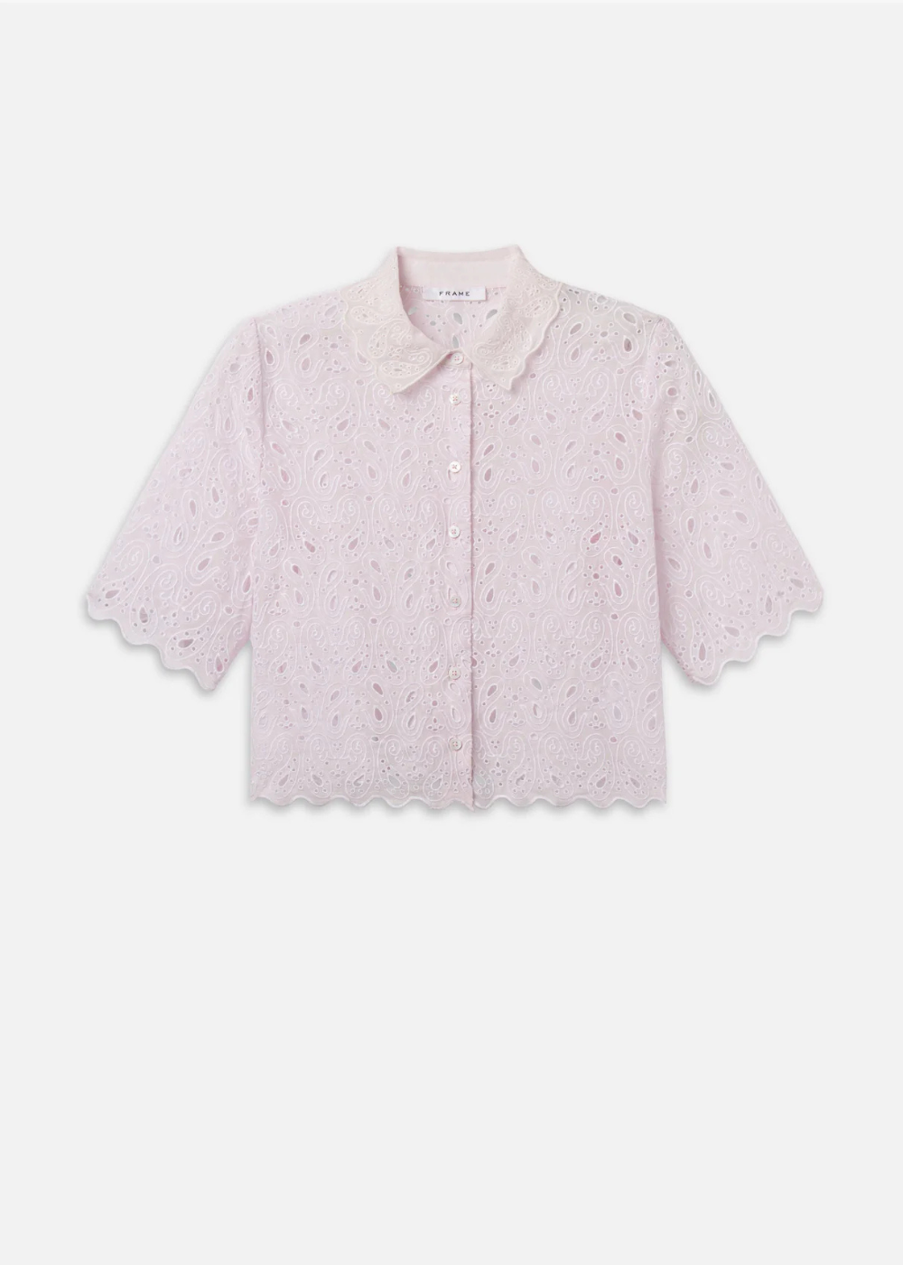 The Paisley Eyelet Top