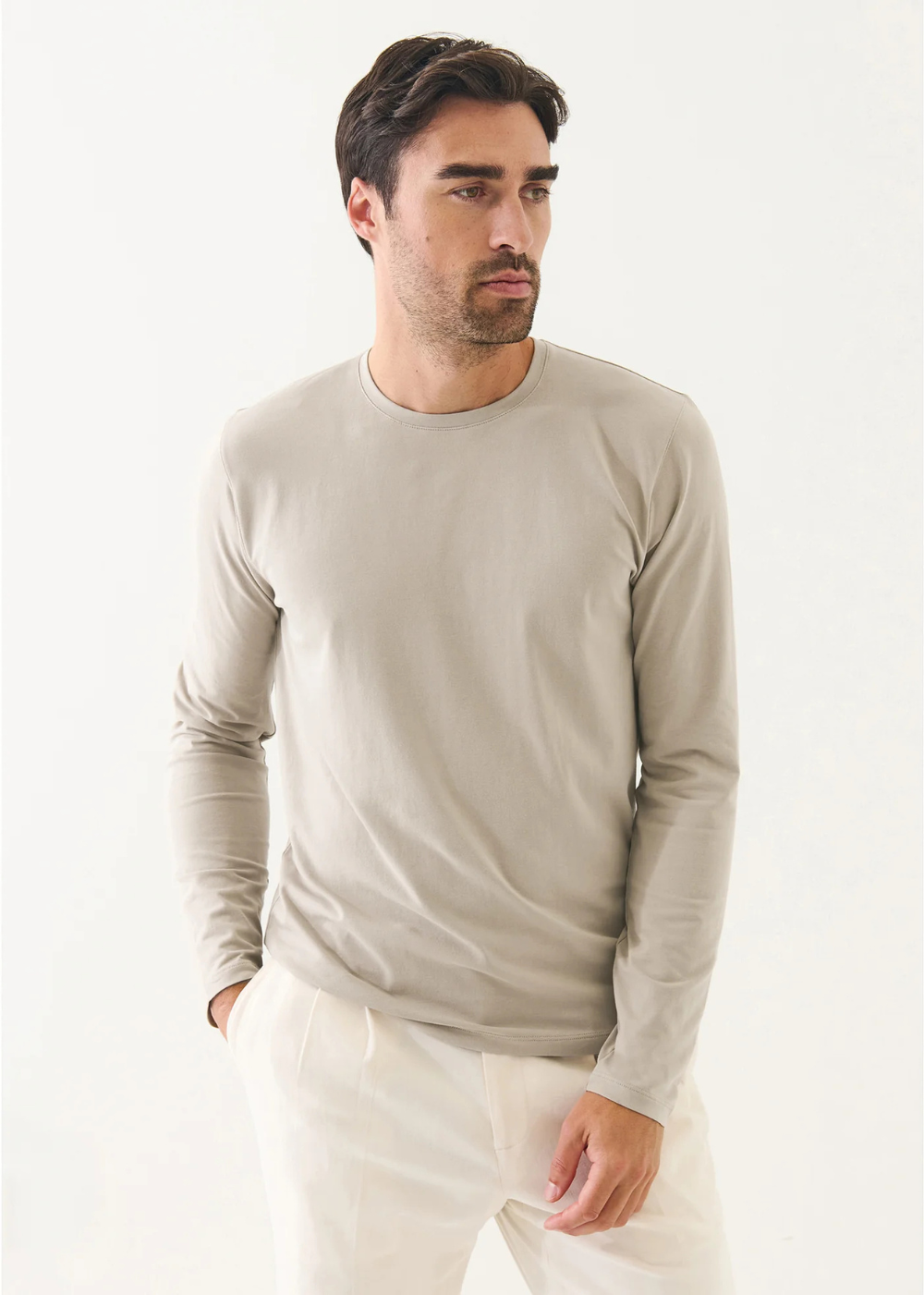 LS Iconic Pima Cotton Stretch Crew T-Shirt