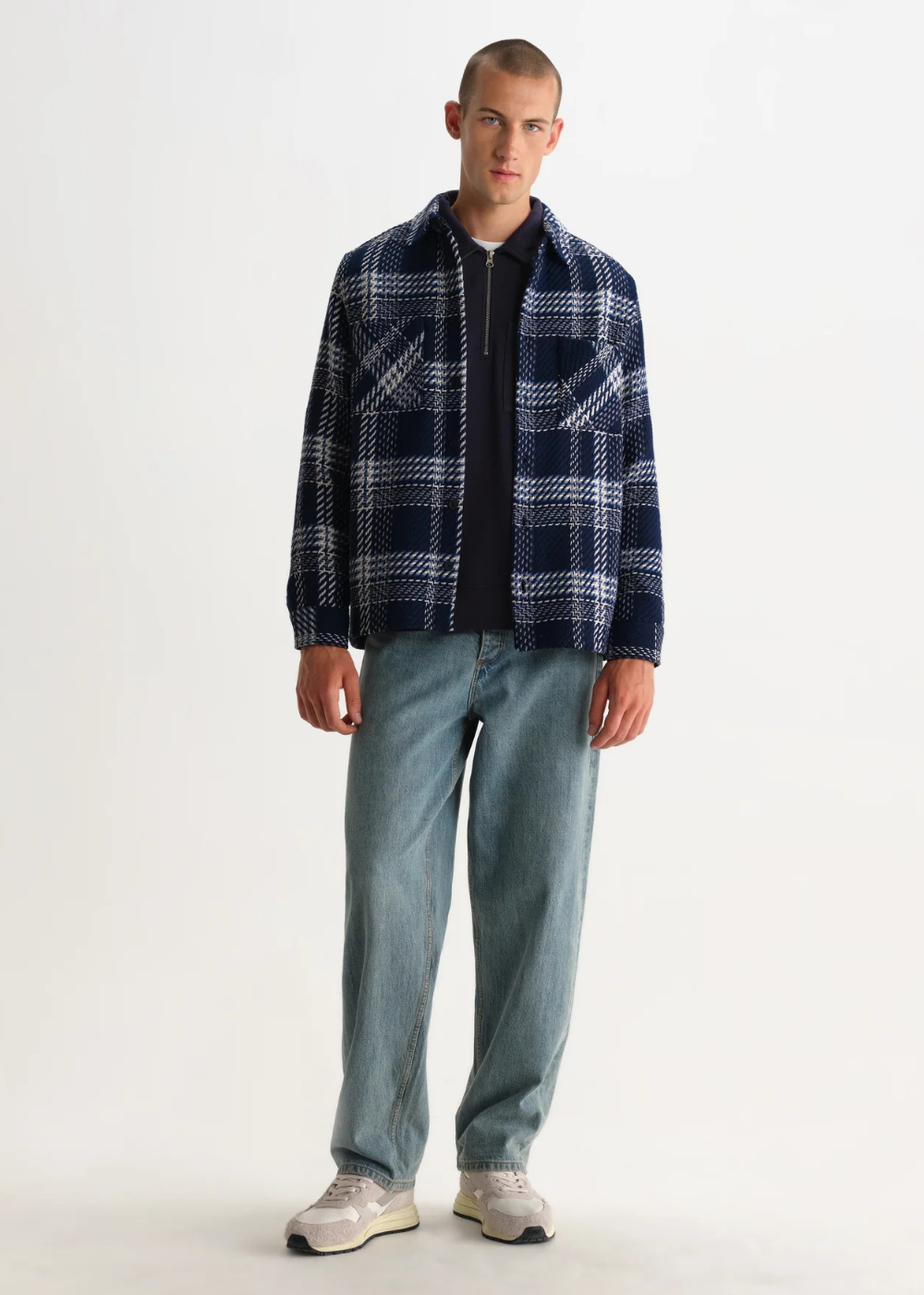 Whiting Overshirt Plaid Weave