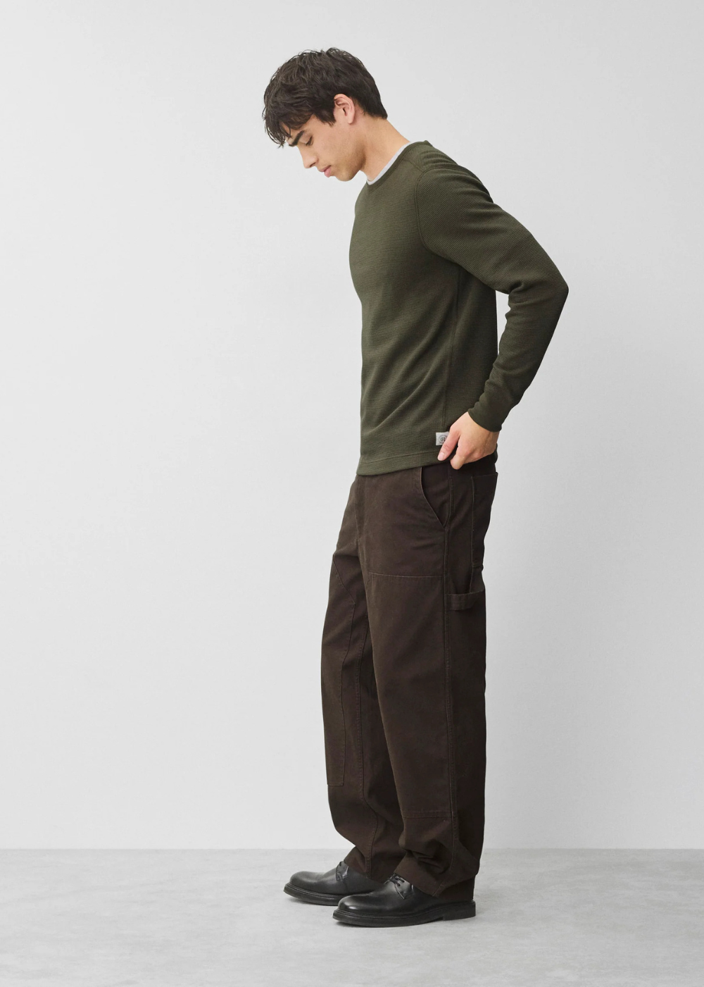 Lightweight Waffle Standard Long Sleeve