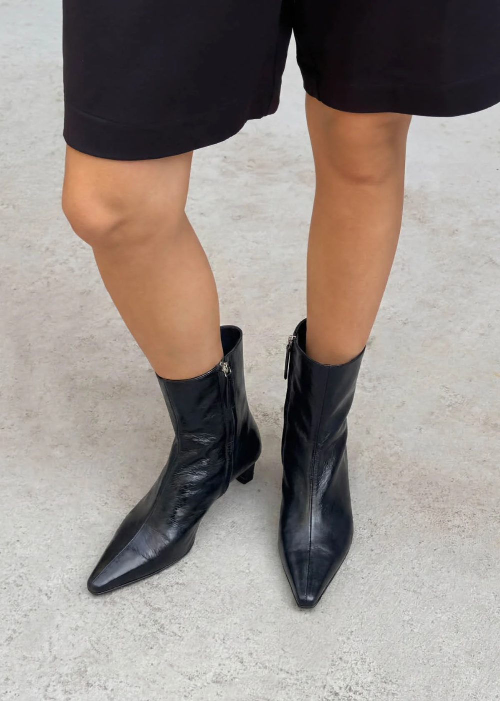 Ambar Leather Ankle Boots