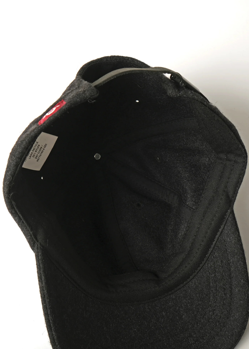 Charcoal Wool Field Cap OS