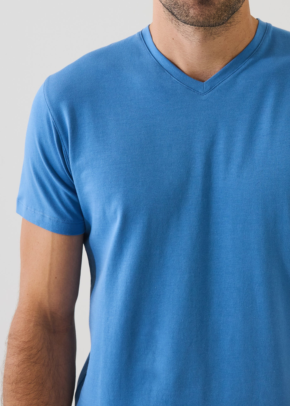 Pima Cotton V-Neck Tee