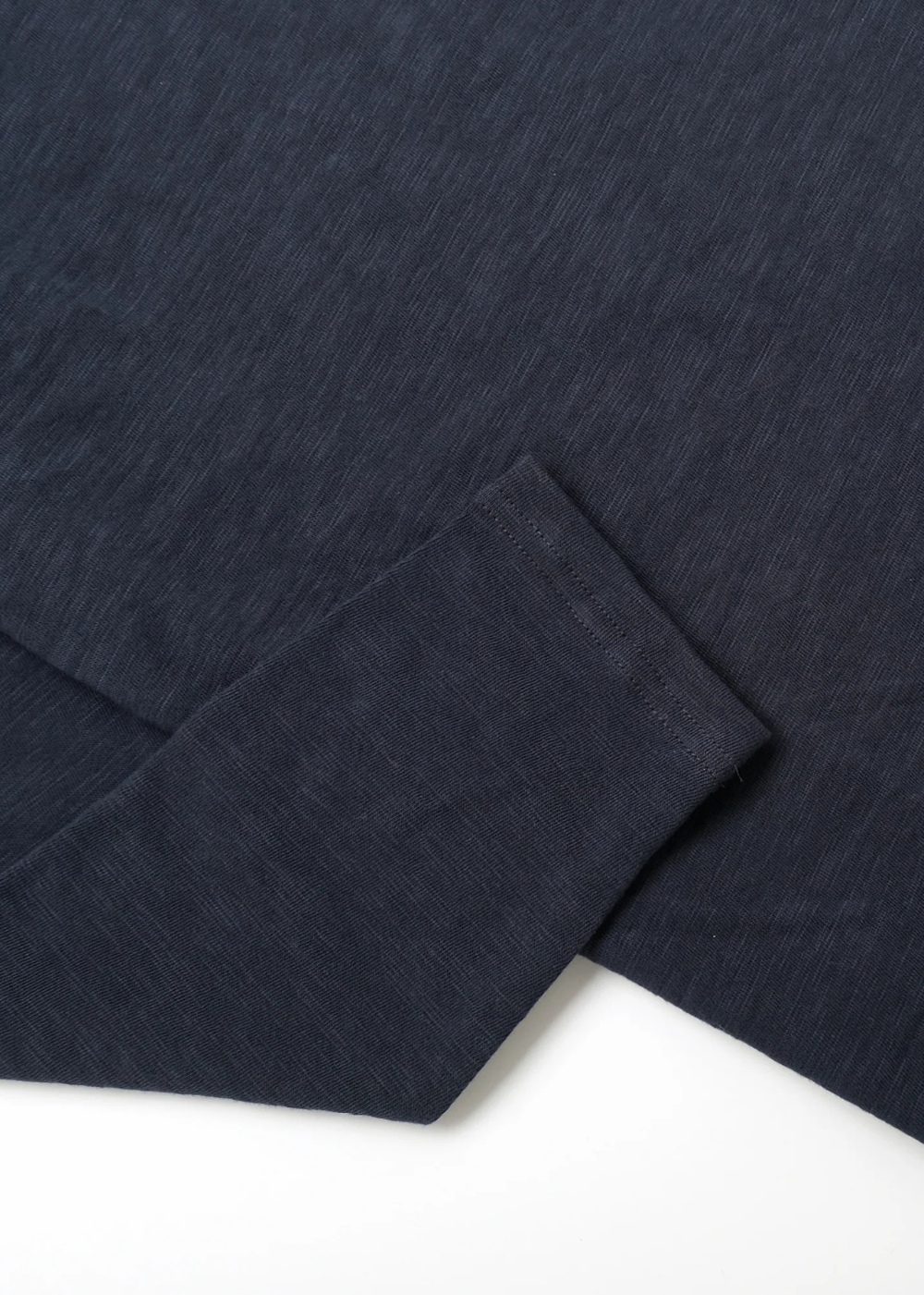 Navy Slub L/S Pocket T-Shirt