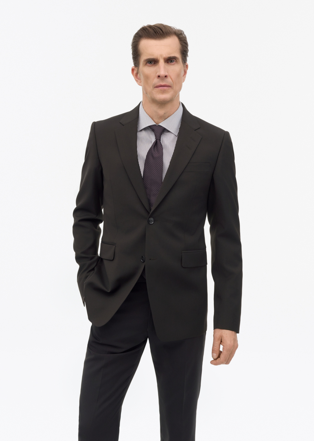 Justin Wool Plain Weave Blazer