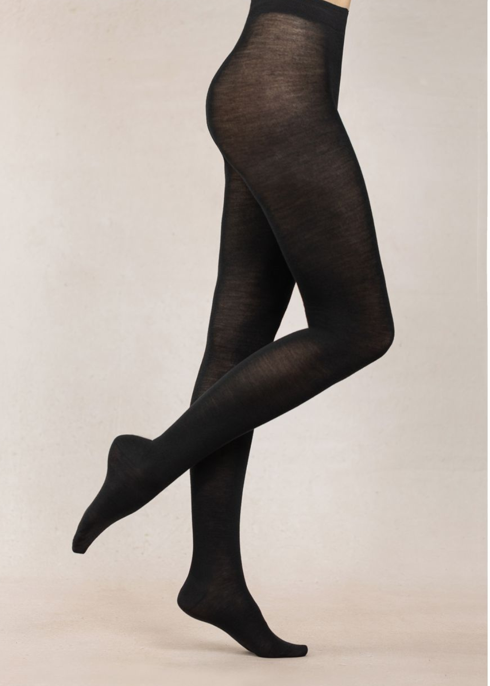 Fine Wool Tights With Cotton Inside