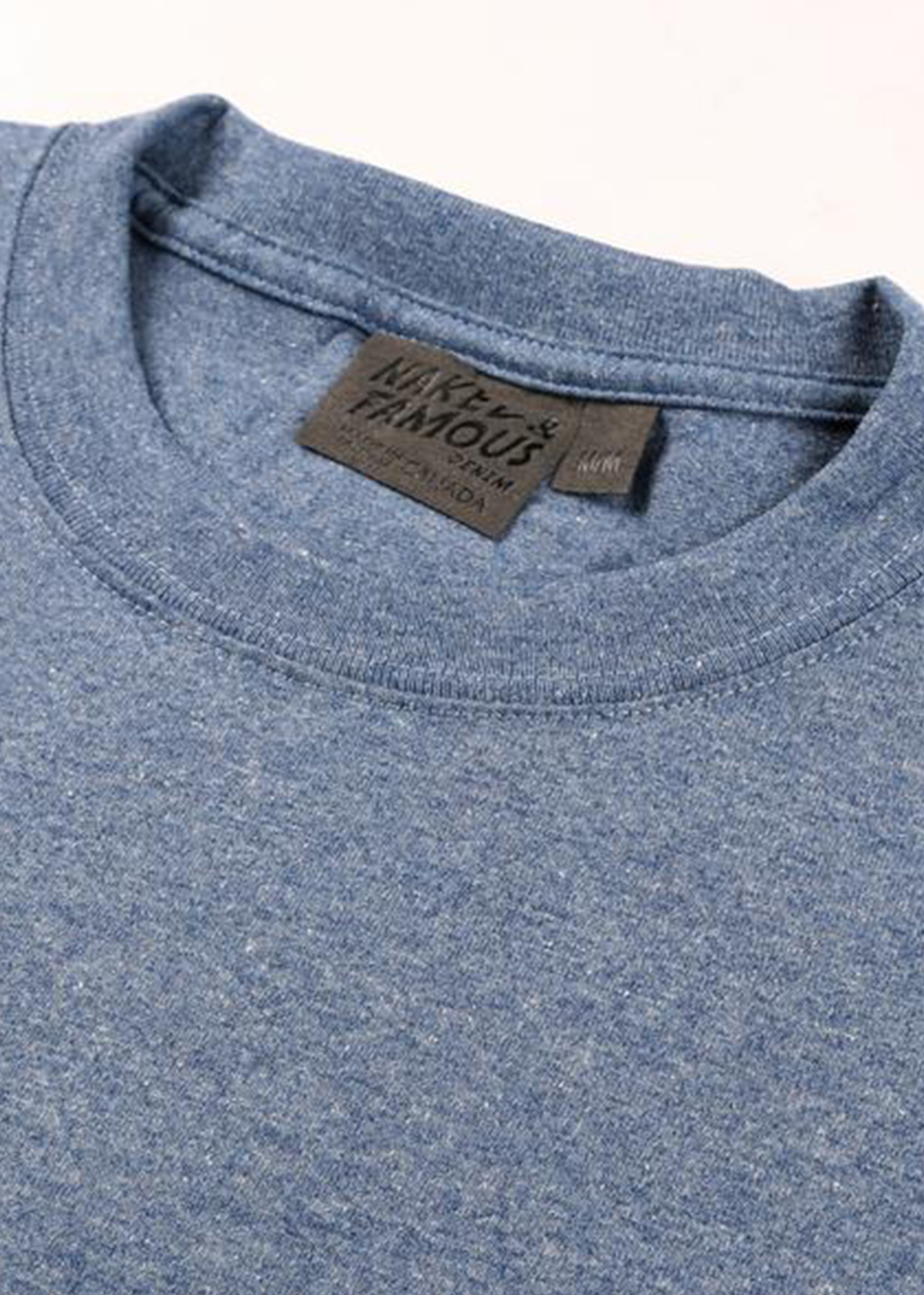 Circular Knit T-Shirt - Blue - Naked and Famous Denim Canada - Danali
