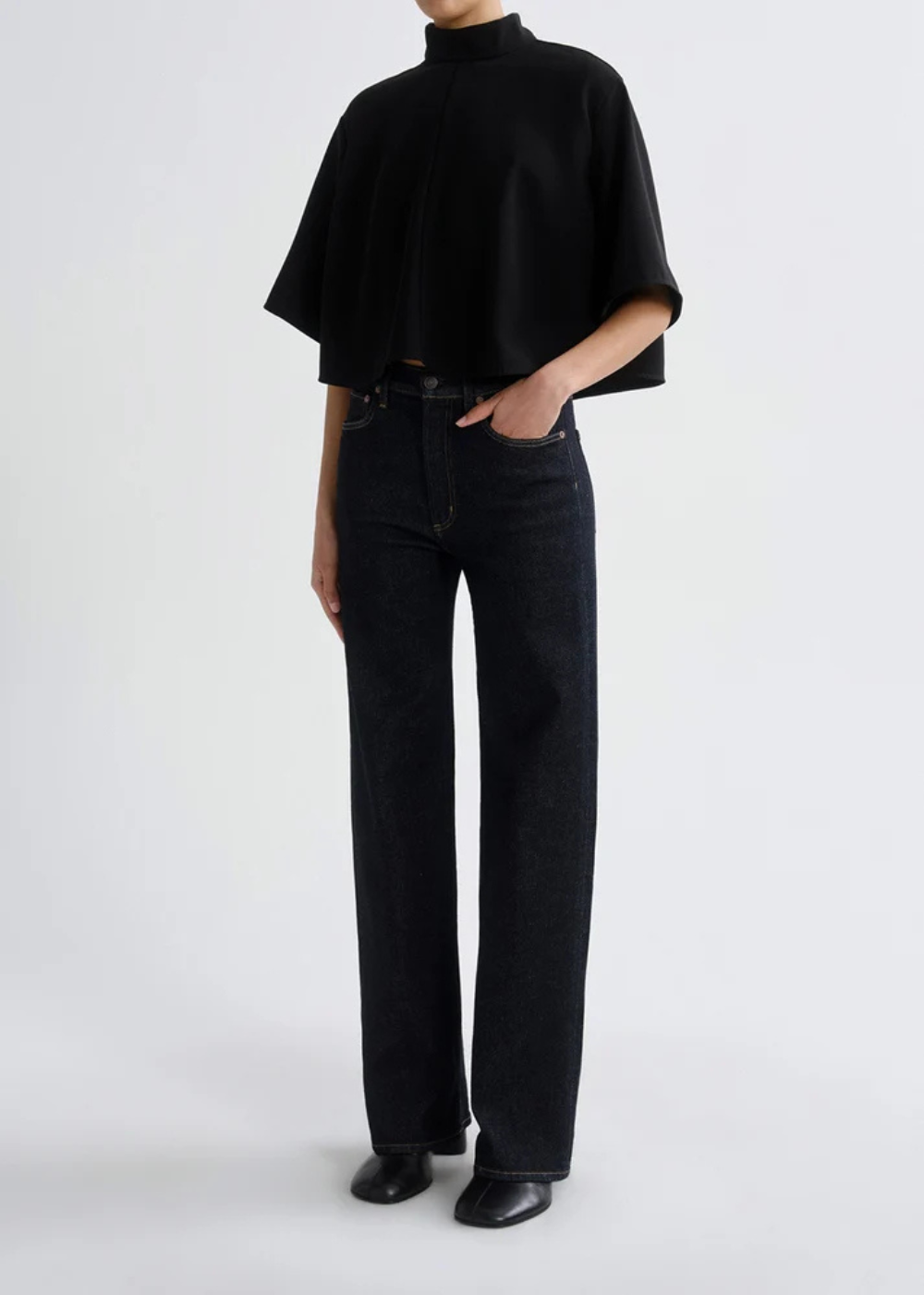 Harper Mid Rise Straight Jean