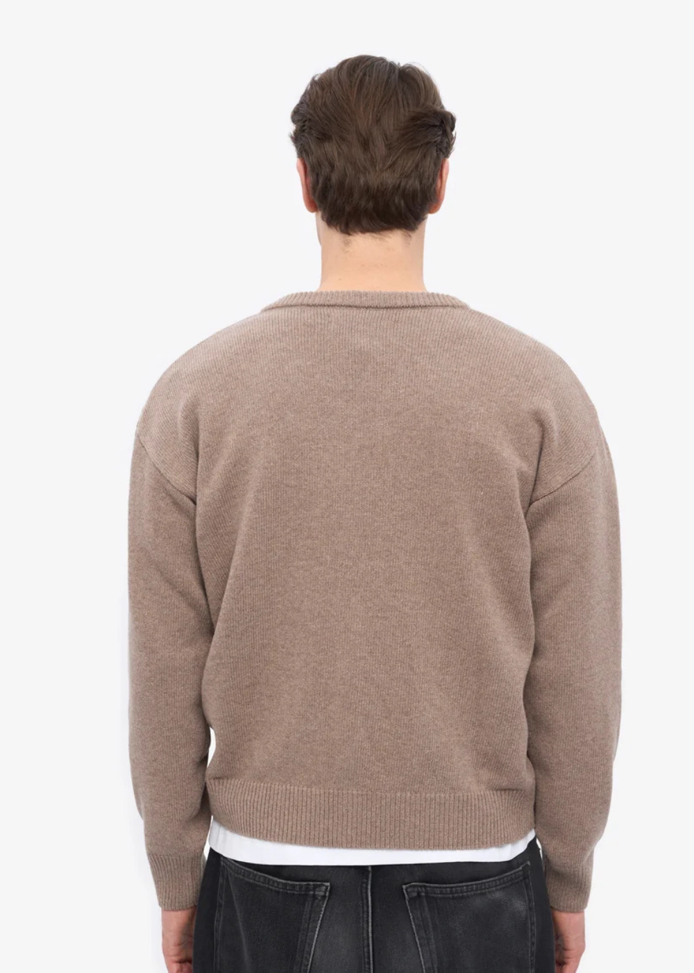 Merino Wool V-Neck Cardigan