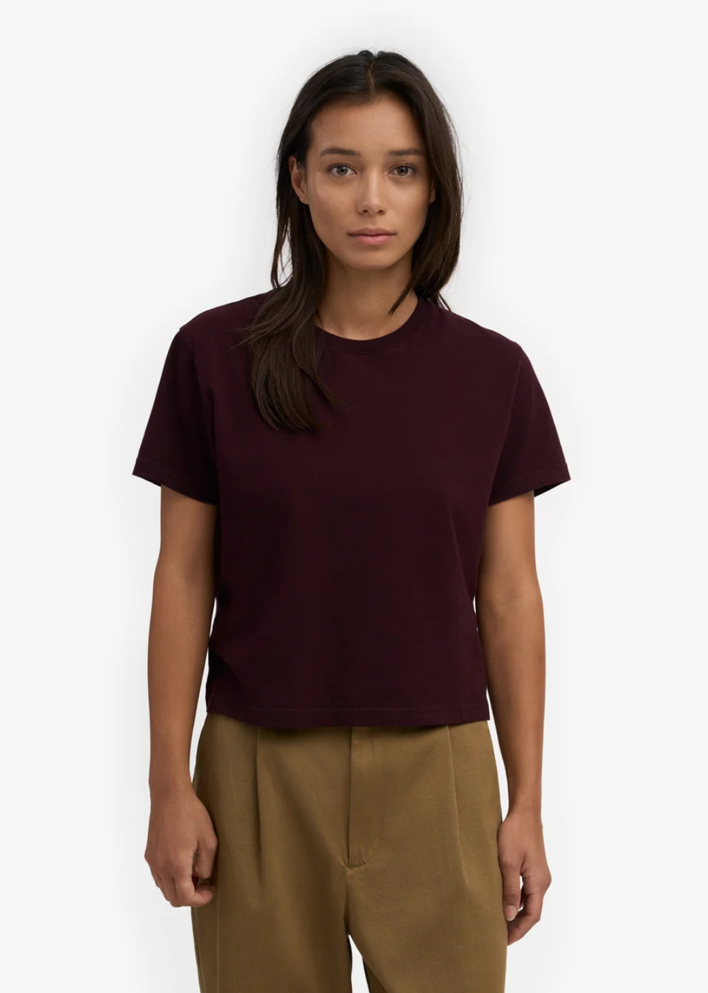 Organic Boxy Crop Tee