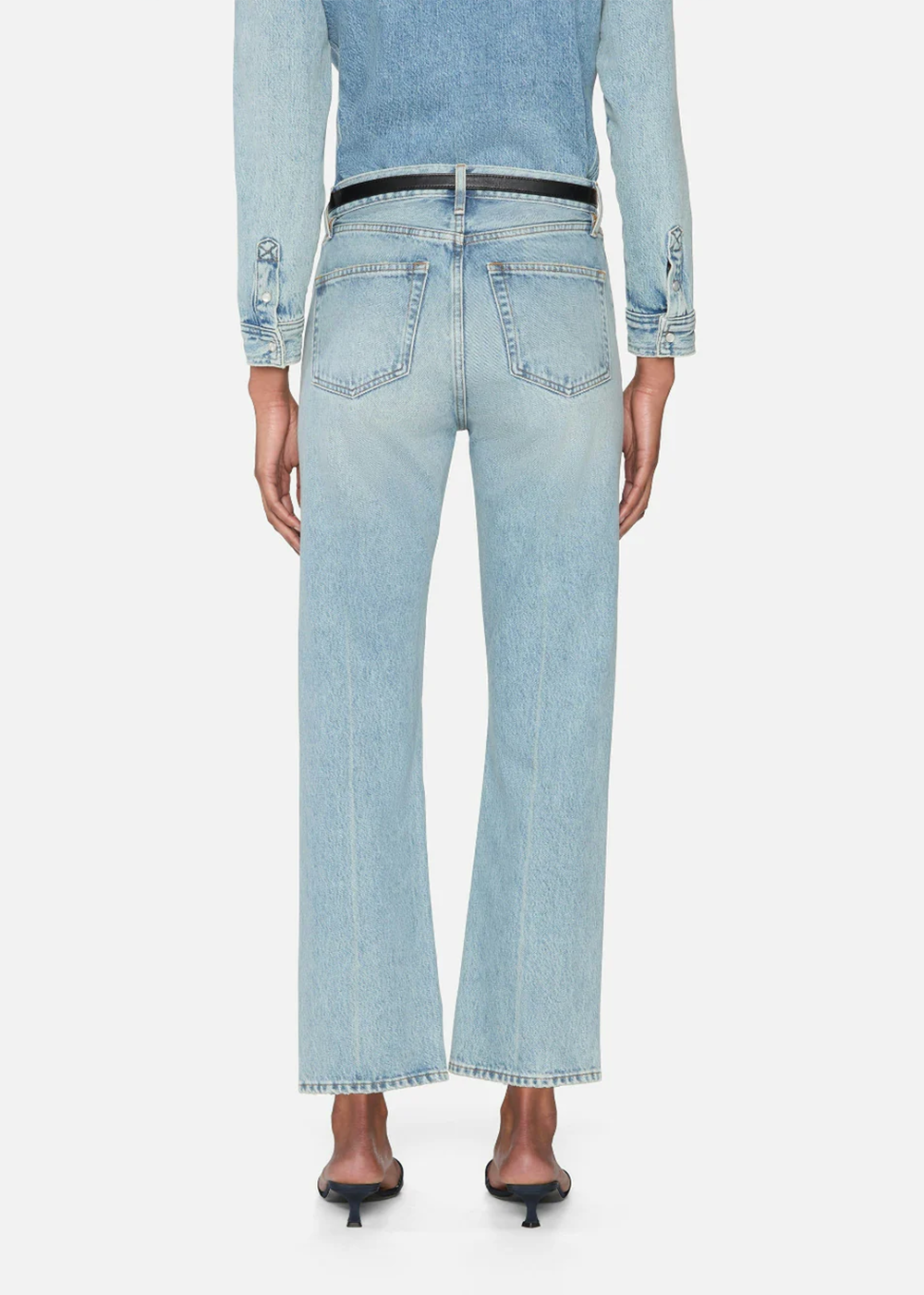 The Vertical Crop Jean
