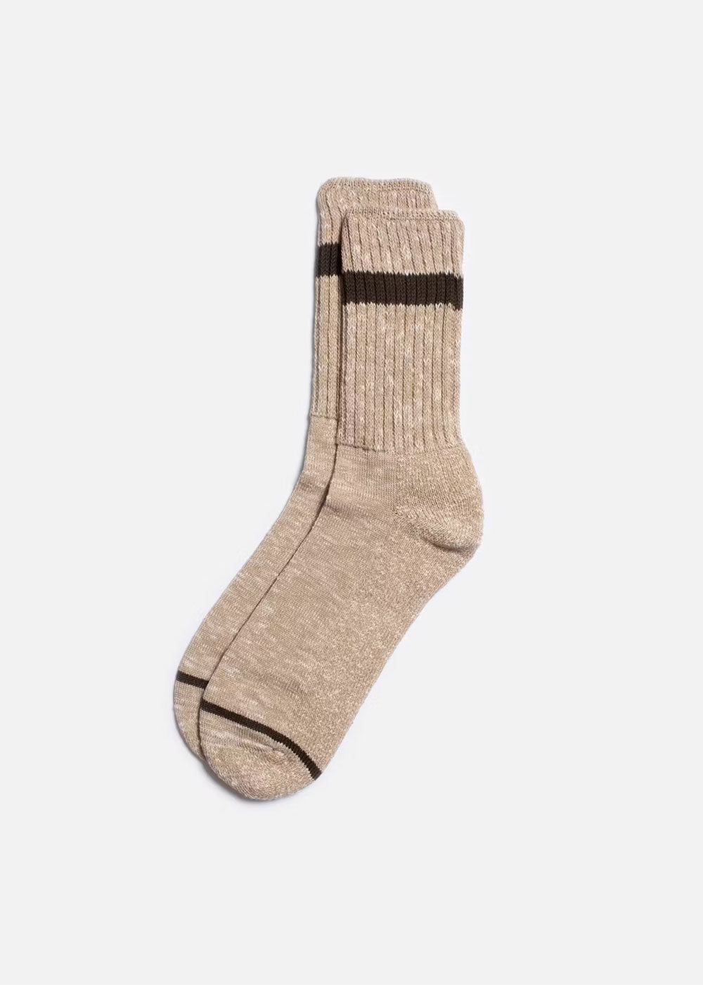 Slub Stripe Socks - Beige - Nudie Jeans - Danali