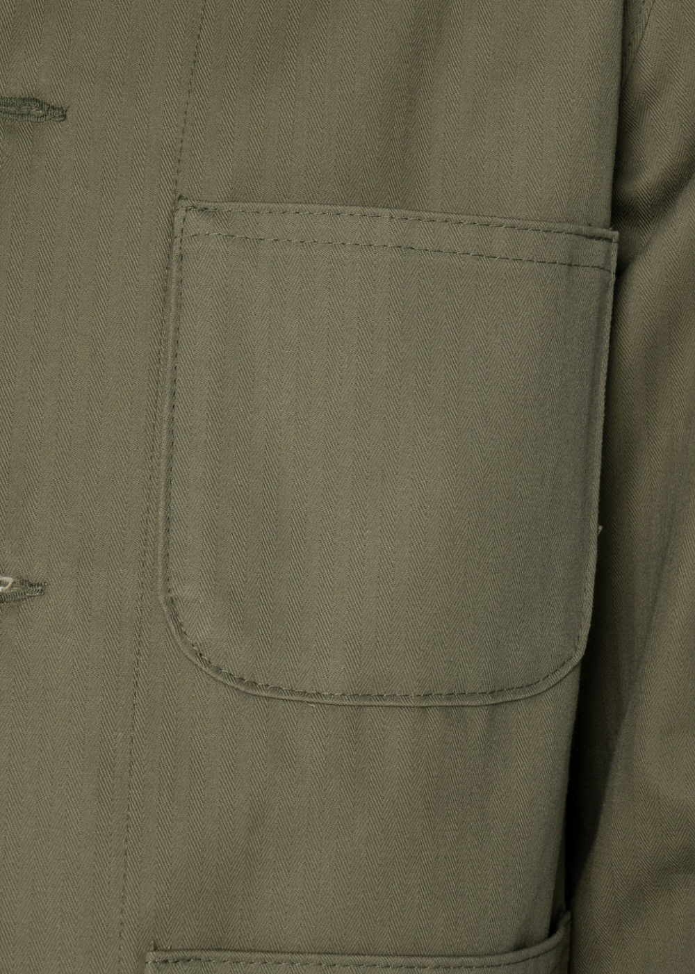 Utility Jacket - 1940s Military Organic Herringbone