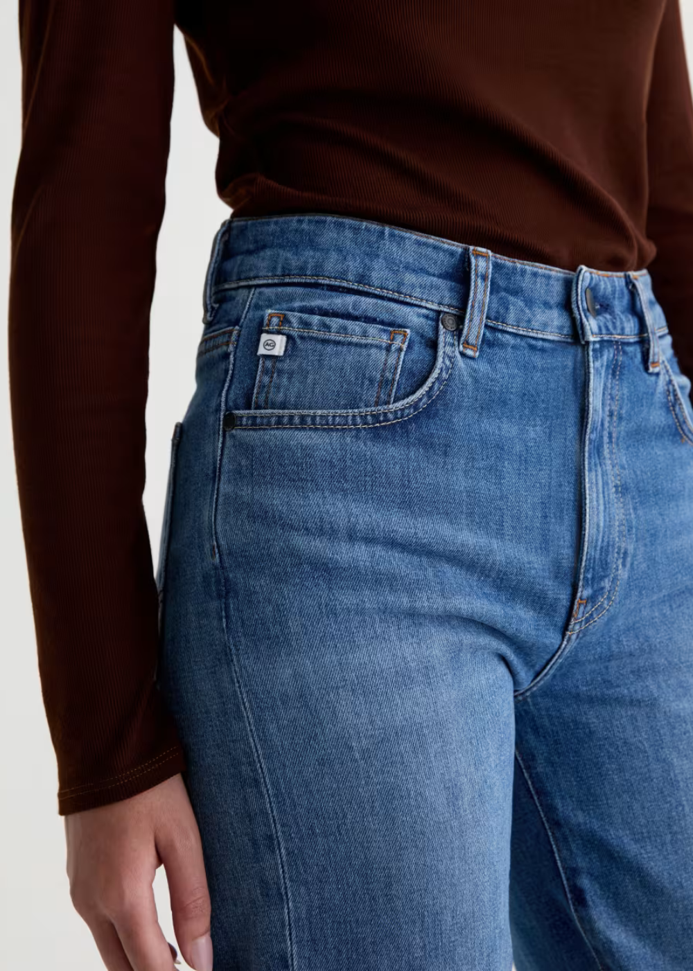 Brinley Mid Rise Straight Jean