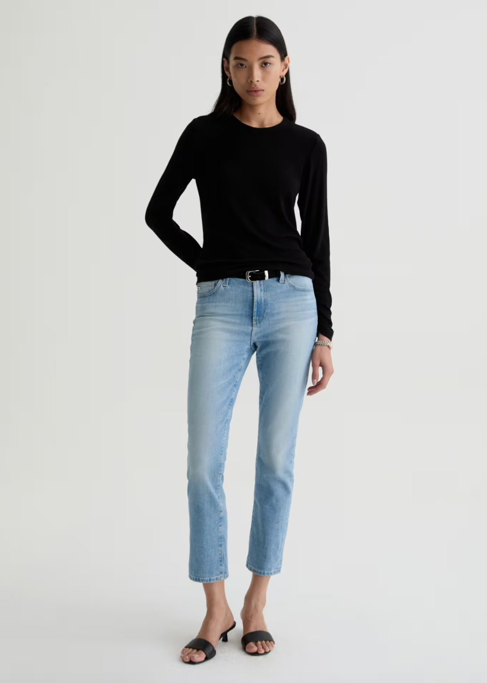 Mari Crop High Rise Slim Jean