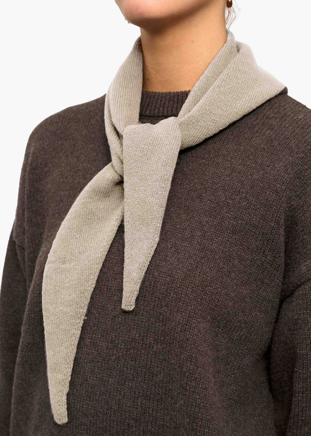 Merino Wool Triangle Scarf