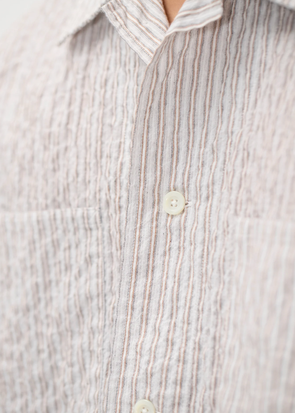 Mols Striped SS Camp Shirt