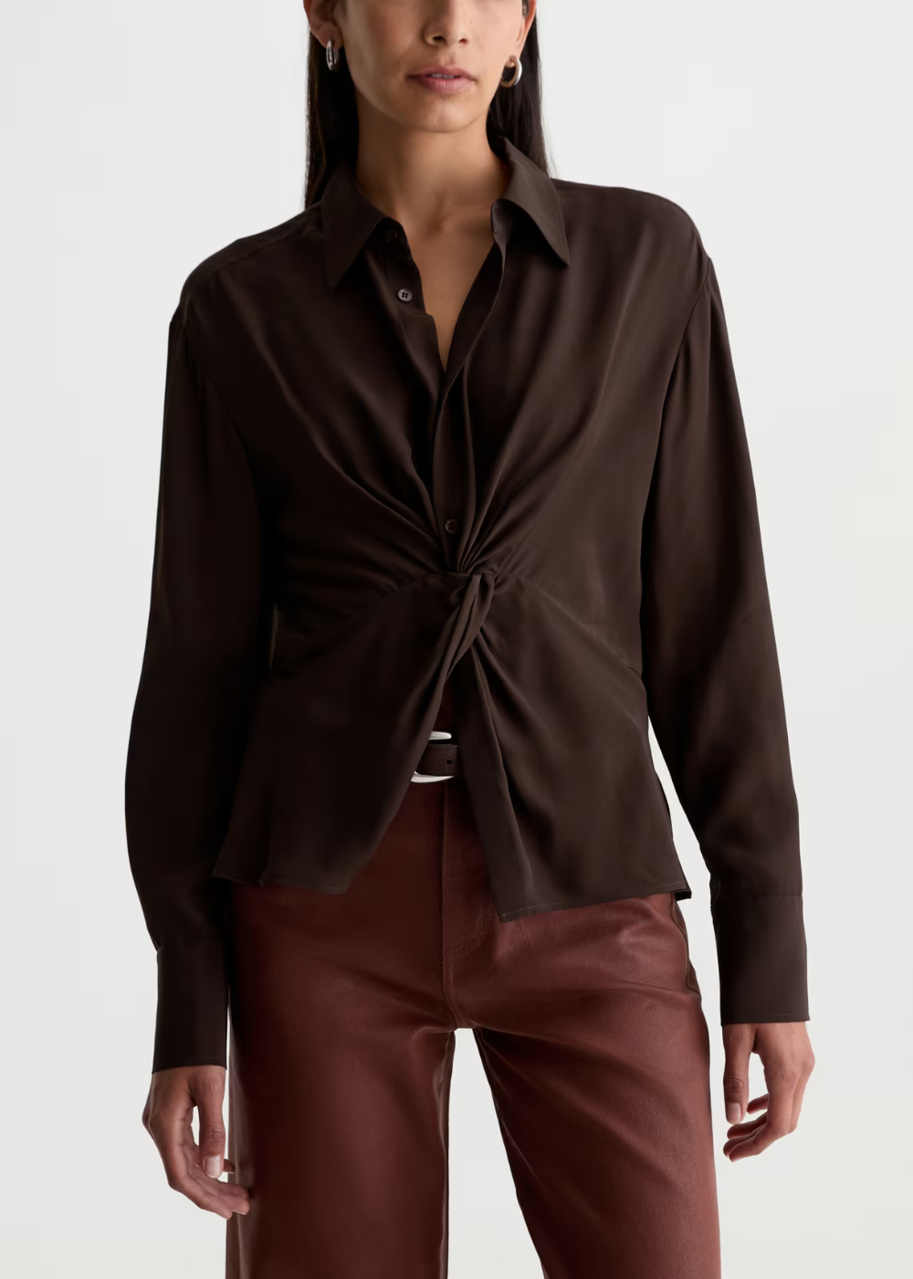 Bel Knot Front Blouse