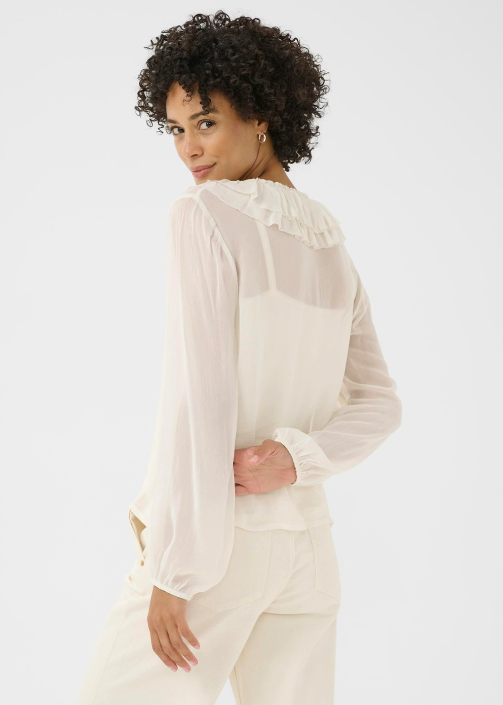 Sanaz Blouse - Eggnog - Part Two Canada - Danali