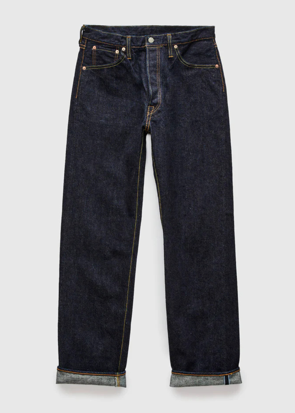 XX-002 14 oz Selvedge Jeans Piped Straight Wash