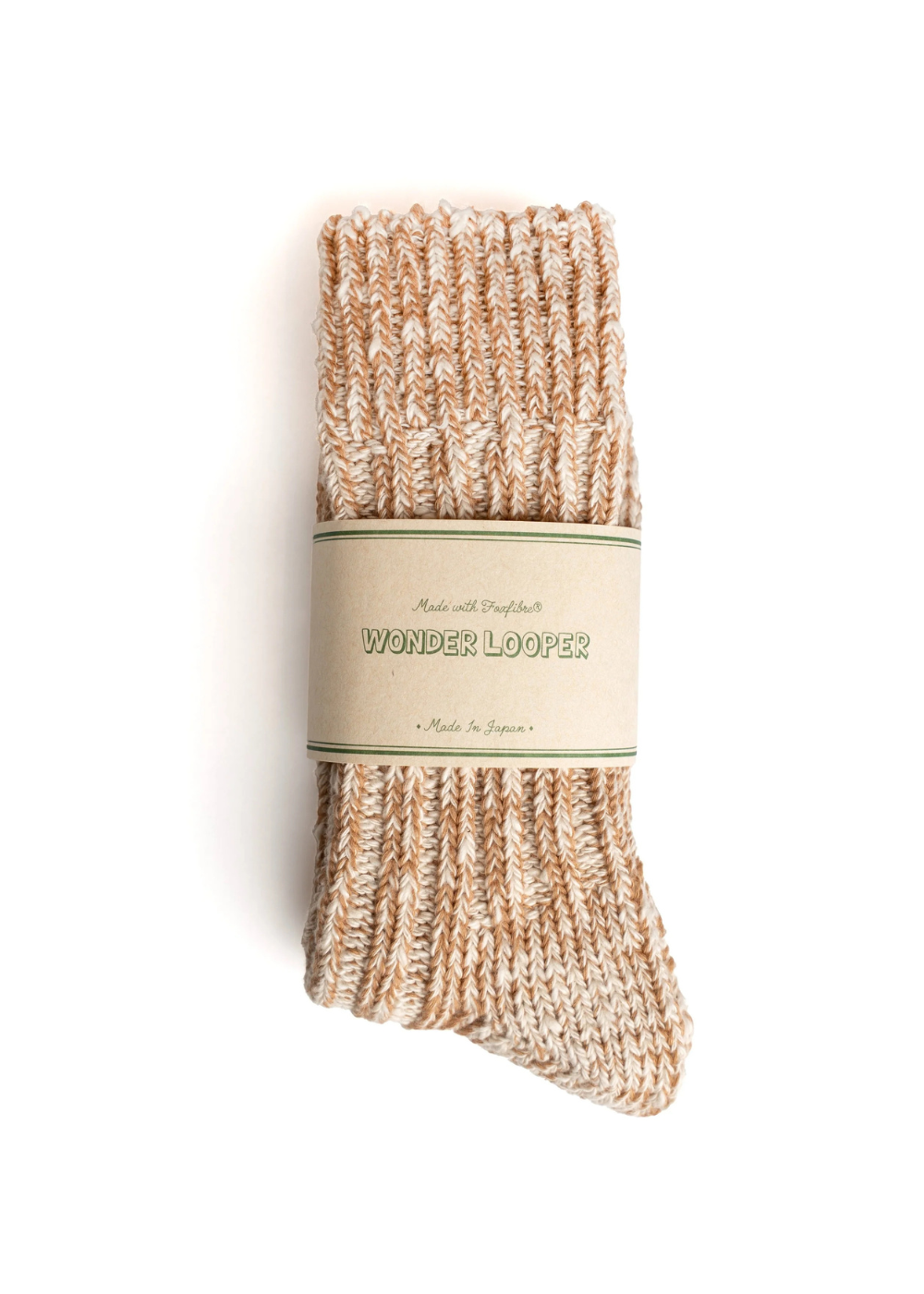 Low Gauge Moku Foxfibre® Socks - Coyote 80