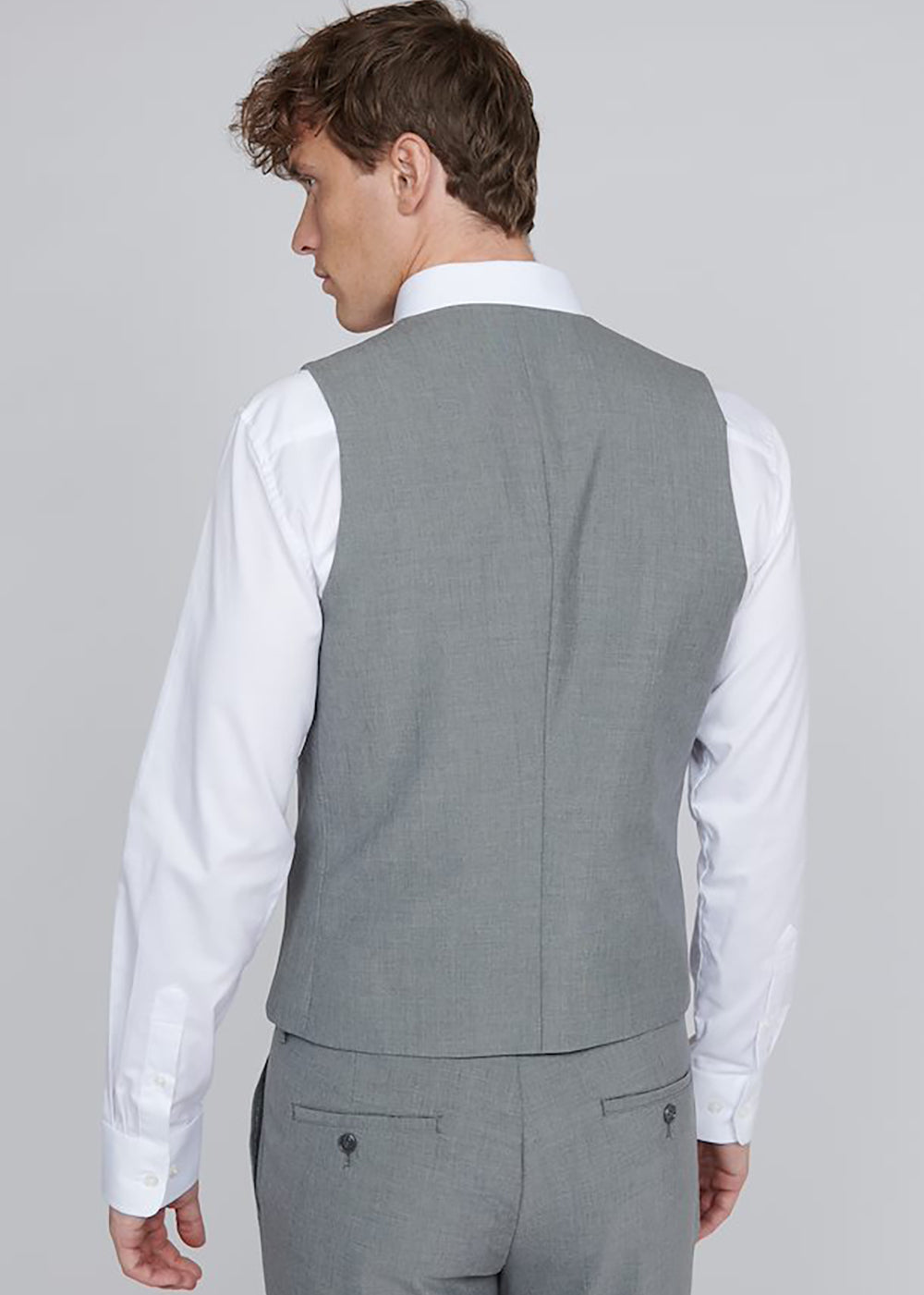 Breck Vest - Medium Grey Melange - Matinique Canada - Danali