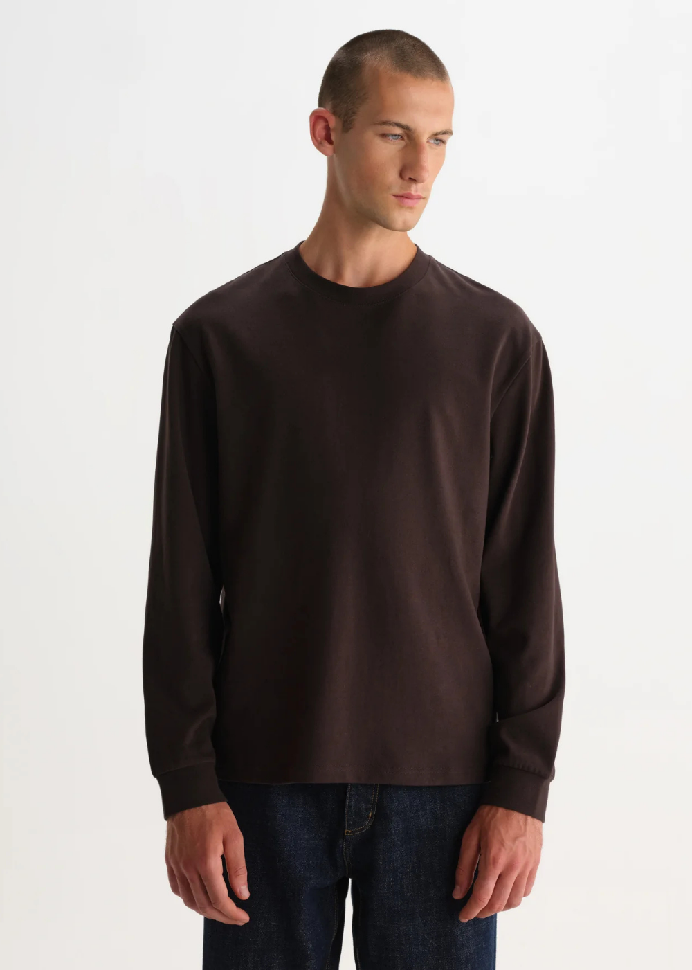 Hayden L/S Tee Emorised Cotton