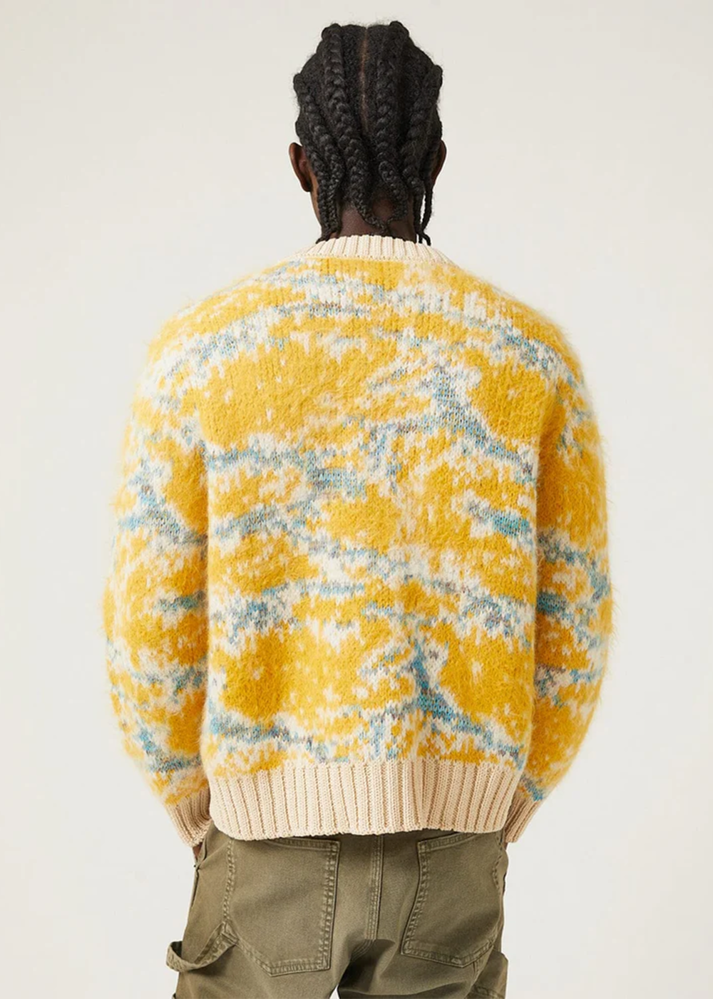 Mohair Camo Cardigan