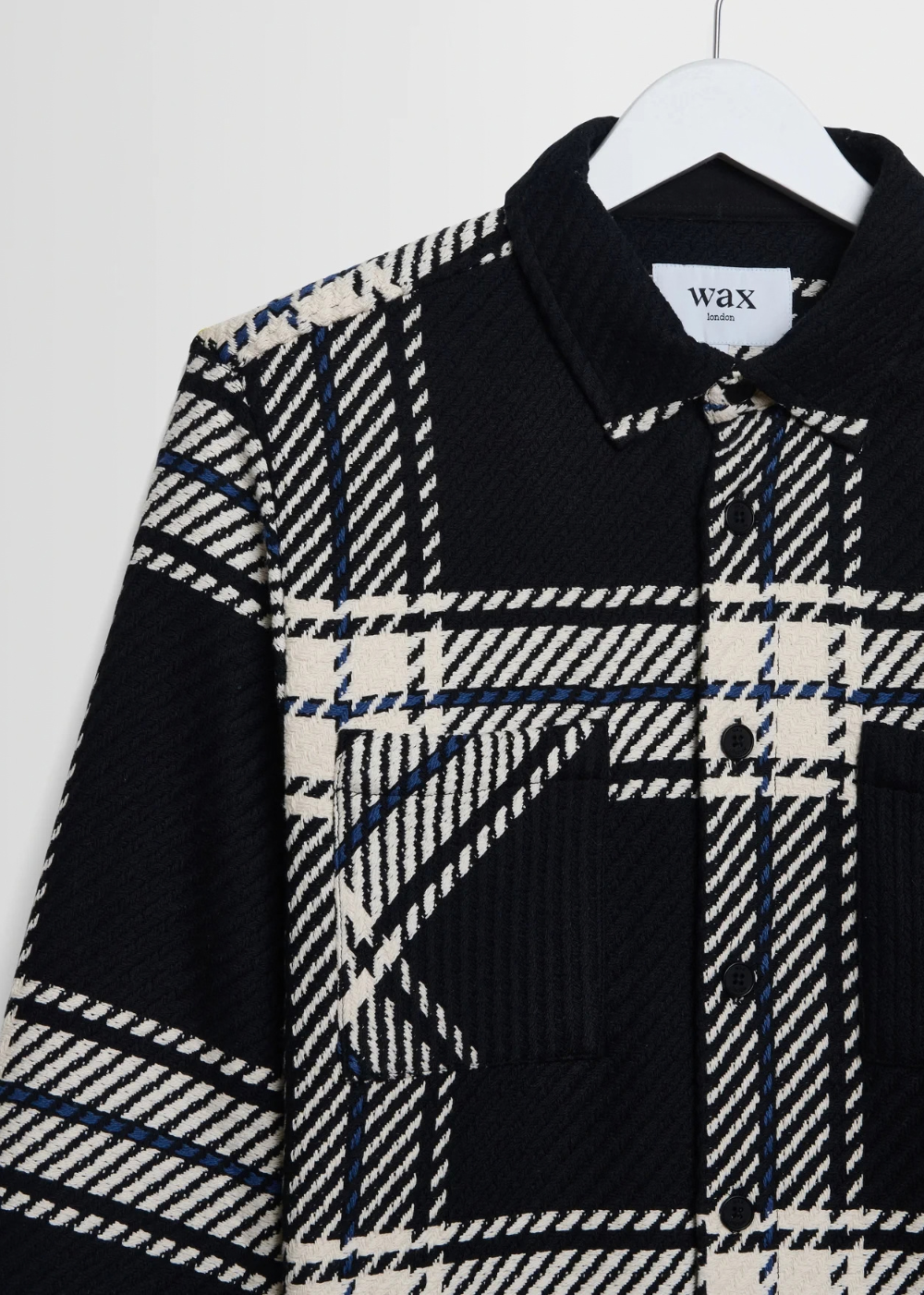 Whiting Overshirt Oversize Grid Check