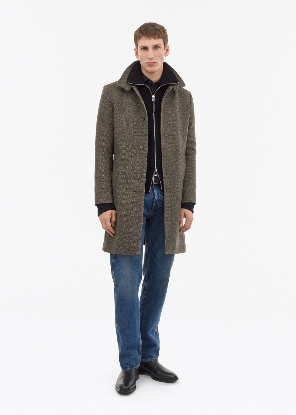 Aleric Structured Wool Coat