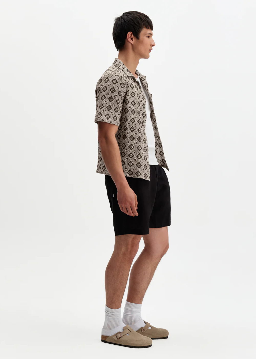 Didcot SS Shirt Cotton Tile Print