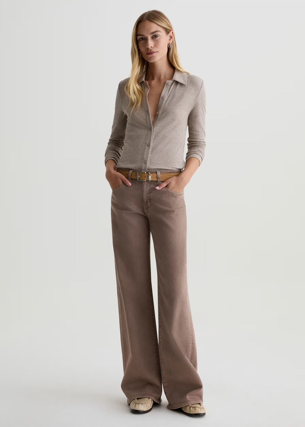 Adria Low Rise Wide Leg Jean