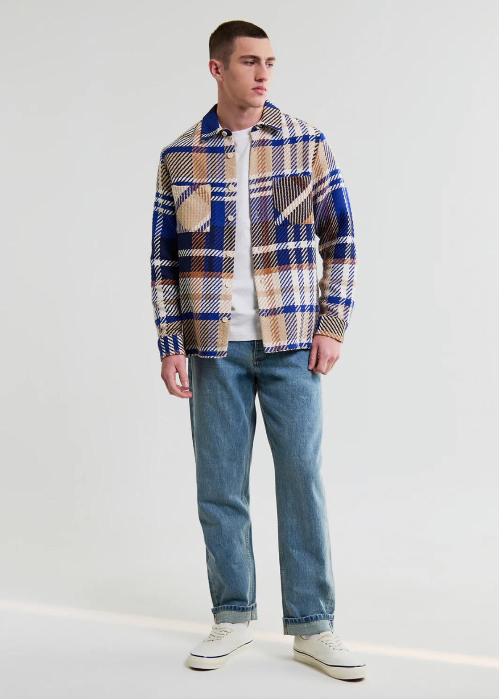 Whiting Overshirt Bold Check