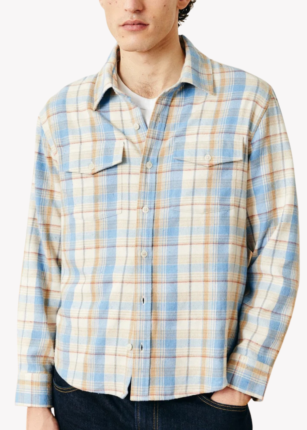 Vintage Plaid Flannel LS Shirt