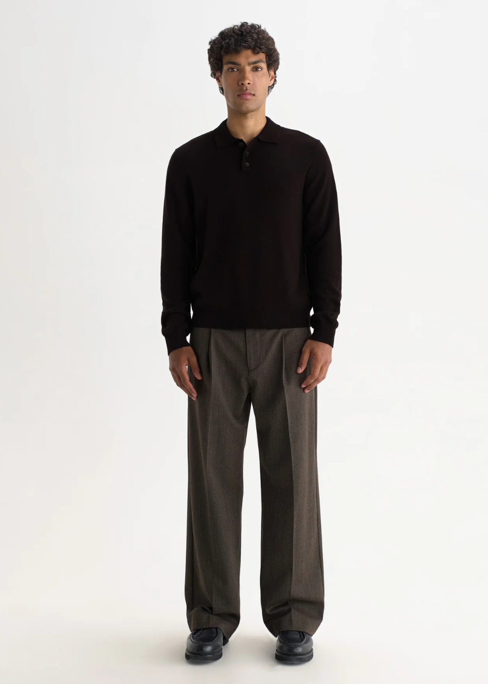 Lawrie L/S Polo Soft Merino Wool