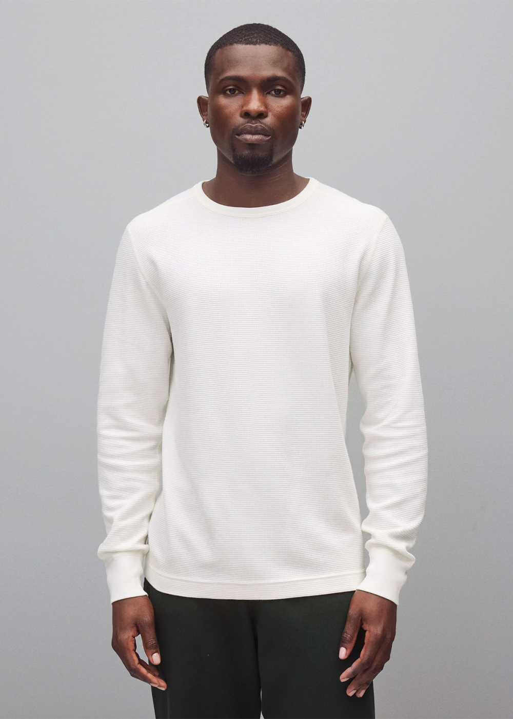 Lightweight Waffle Standard Long Sleeve