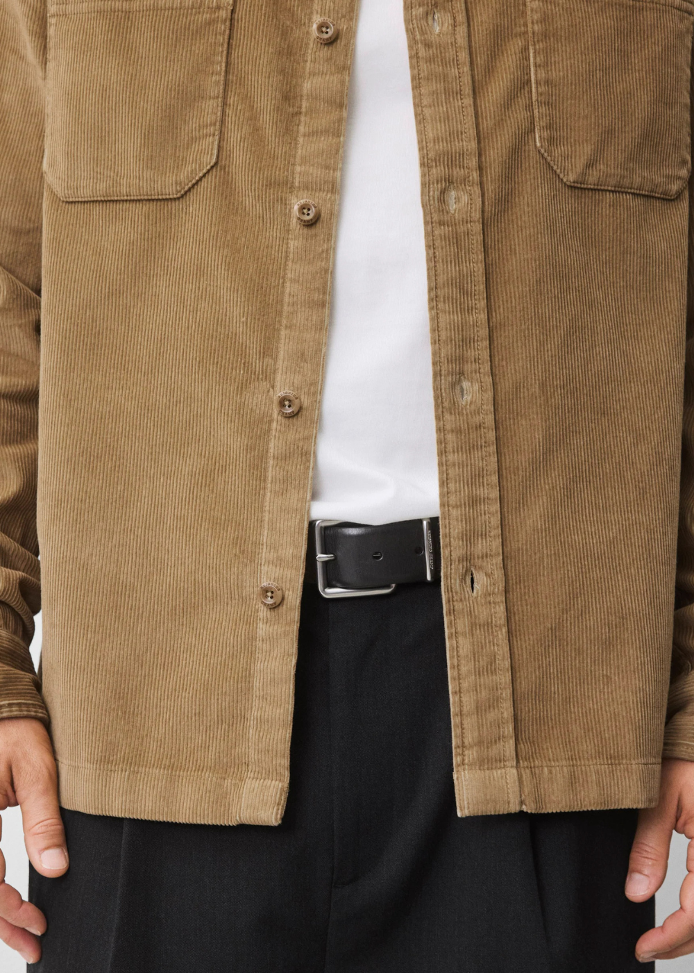 Corduroy Campus Standard Overshirt