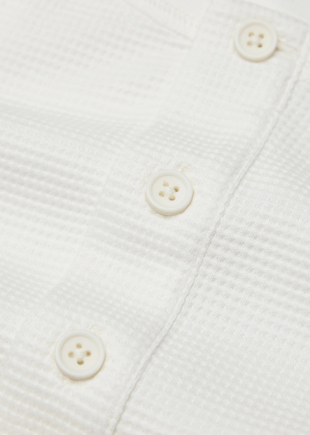 Lightweight Waffle Standard Henley