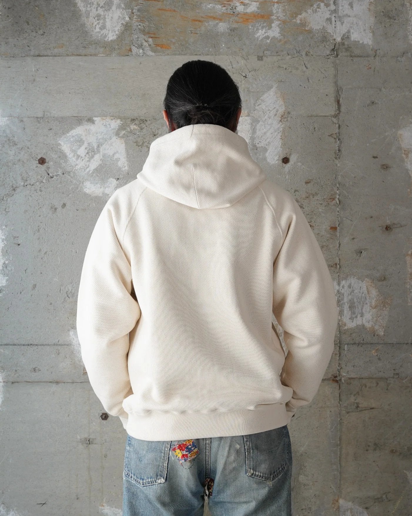 701gsm Double Heavyweight French Terry Pullover Hoodie - Wonder Looper - Danali - PH11460101-ECR-S