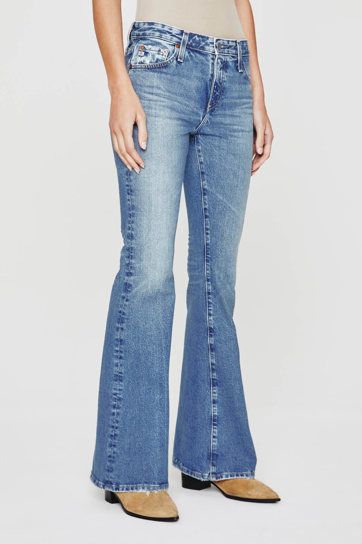 Angeline Mid Rise Flare Jean - AG Jeans - Danali - VBS1D76UB-16YCUO-25