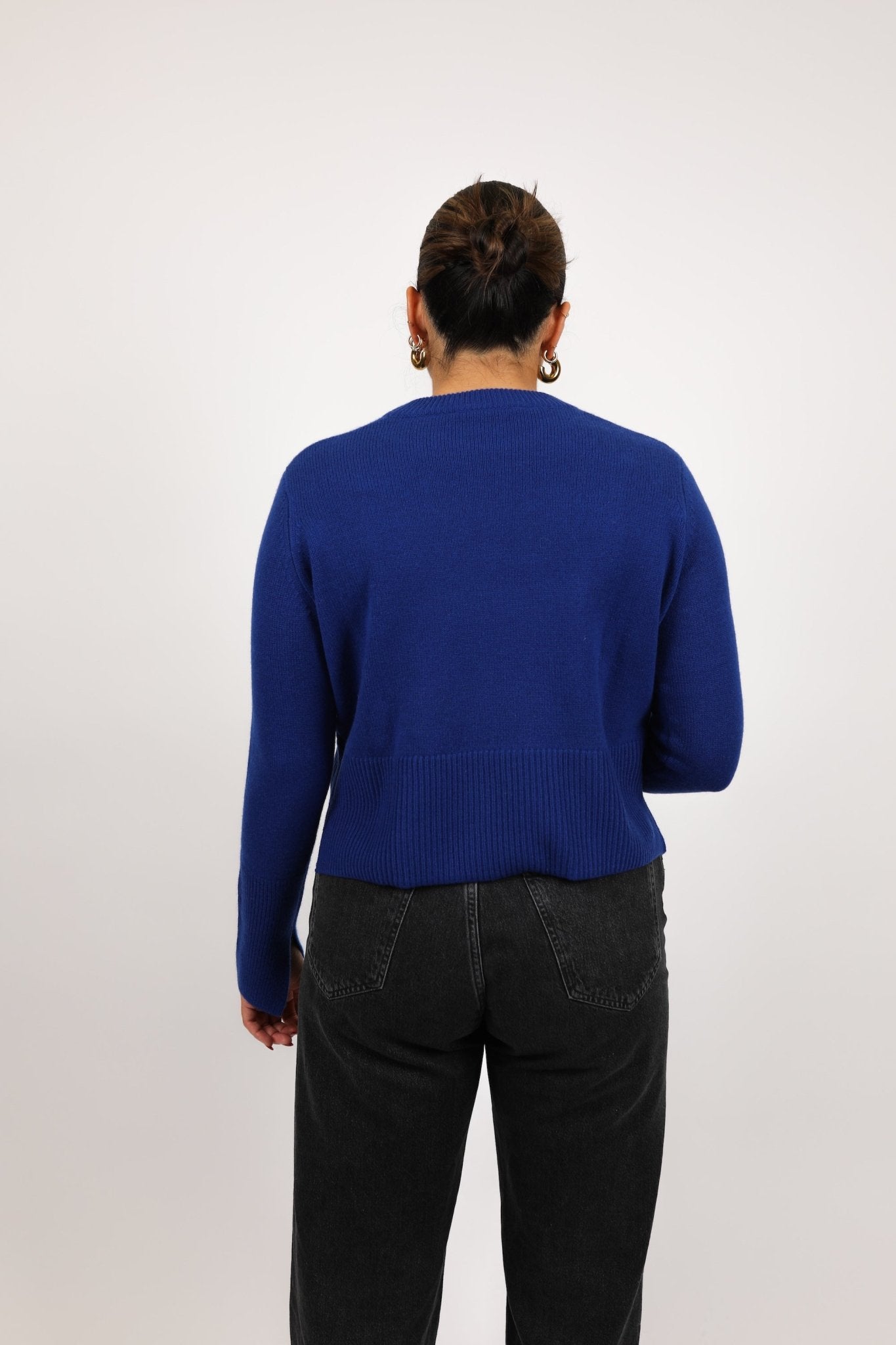 Boxy Crew w/ Slits - Autumn Cashmere - Danali - R13534-Sodalite-XS