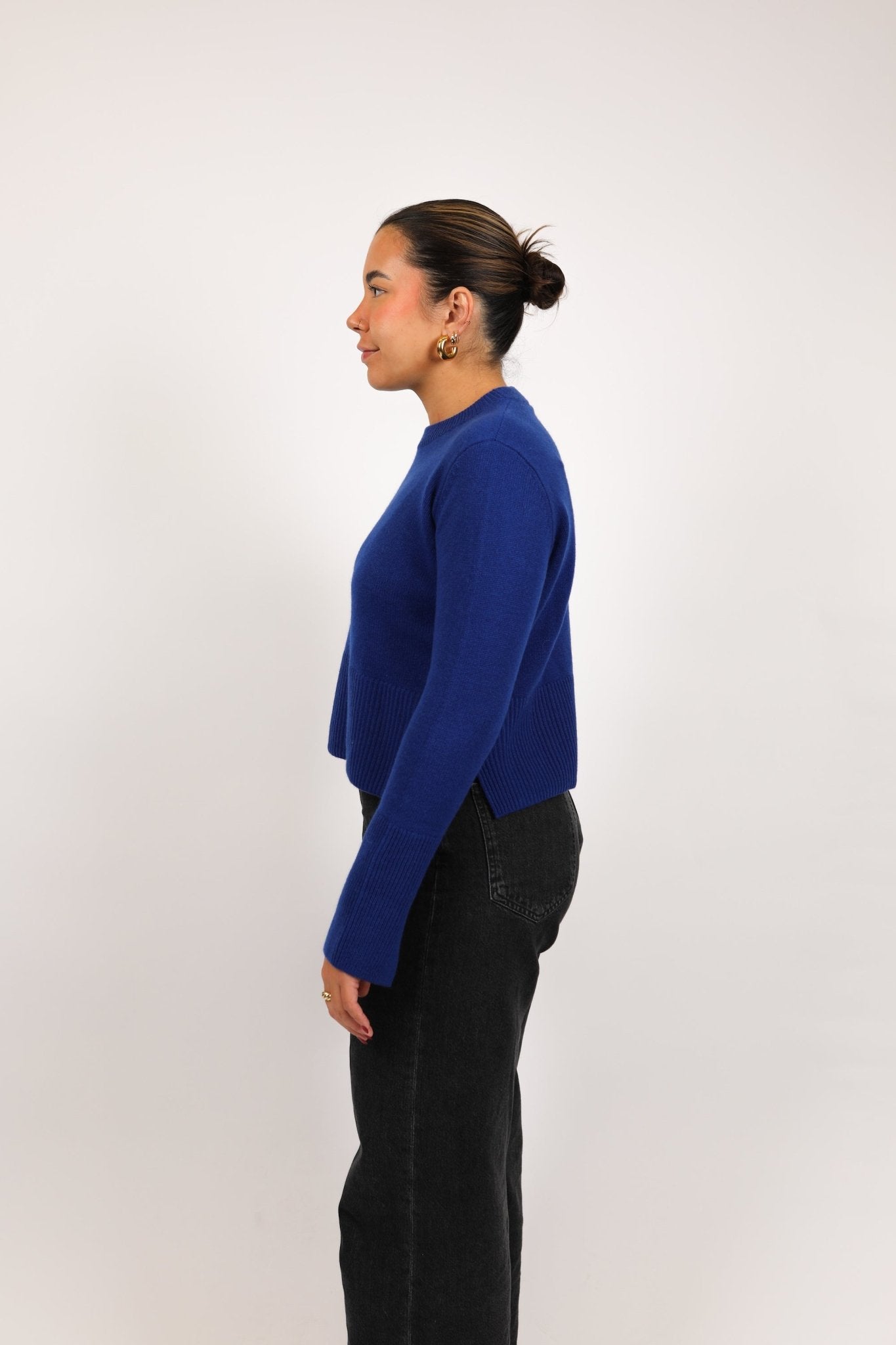 Boxy Crew w/ Slits - Autumn Cashmere - Danali - R13534-Sodalite-XS