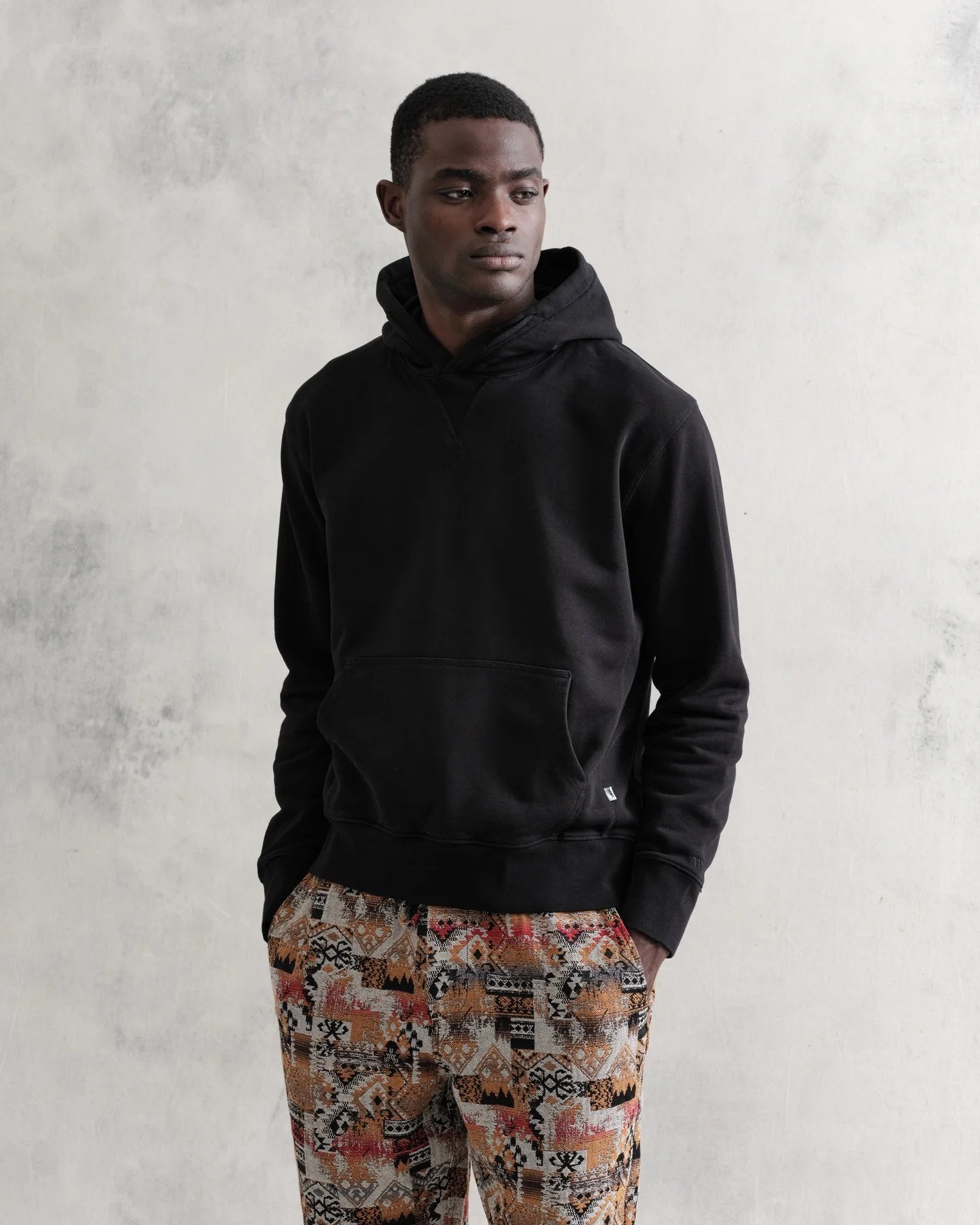 Buxton Hoodie - Wax London - Danali - AW22-SWT-HOD-AOY-BLK-M